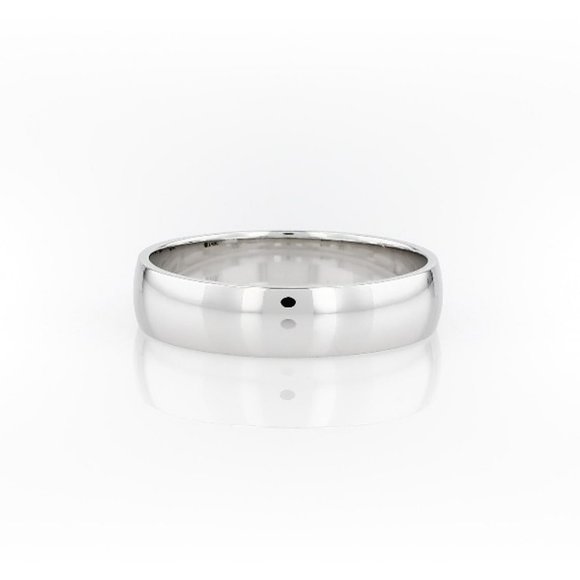 Classic Wedding Ring in 14k White Gold (5mm) - Picture 3 of 6